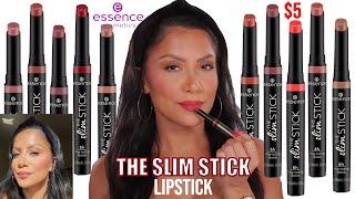 *new $5* ESSENCE THE SLIM STICK LIPSTICK + NATURAL LIGHTING SWATCHES | MagdalineJanet