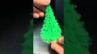 Christmas tree printed on Bambu Lab P1S #3dprinted #3d #vlogmas #christmas #present #gift #happyyear