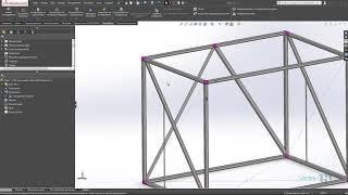 Расчет сварной конструкции на прочность в Solidworks