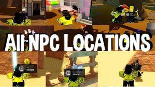 [AUT] ALL NPC LOCATIONS ON NEW MAP!