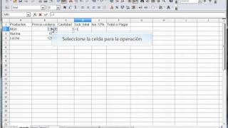 Video Clases Open Office Calc