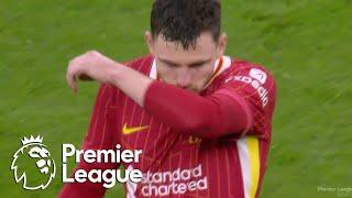 Liverpool's Andy Robertson sent off for reckless challenge v. Fulham | Premier League | NBC Sports