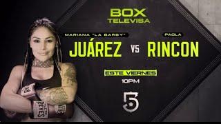 Mariana “Barby” Juárez (México) vs Paola Rincón (Colombia)