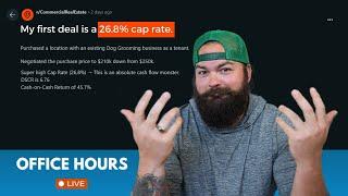 26.8% Cap Rate on His First Deal?? (Office Hours)