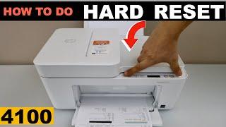 HP DeskJet 4100 Hard Reset - Fix Many Printer Problems !