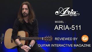 Aria-511 Reviewed by Guitar Interactive Magazine