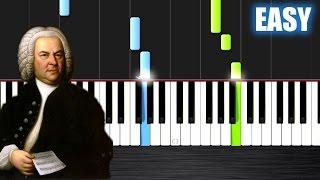 Bach - Minuet in G - EASY Piano Tutorial by PlutaX