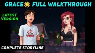 GRACE FULL WALKTHROUGH SUMMERTIME SAGA 0.20.16 LATEST UPDATE | GRACE COMPLETE STORYLINE ALL MISSIONS