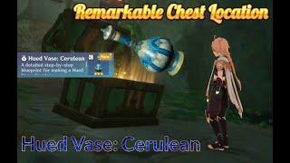 Hued Vase: Cerulean Blueprint Location