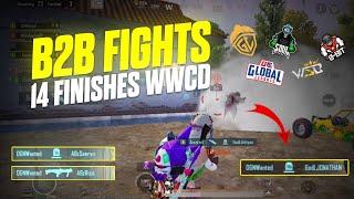 4k on GodLike And ABz | 14 Finishes Dominating WWCD | Back 2 Back Fights | iPhone 13 Pro - BGMI 