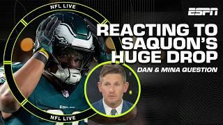 SAQUON DROPPED THE BALL  Dan Orlovsky + Mina Kimes QUESTION Philly's decisions  | NFL Live