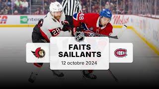 Sénateurs vs Canadiens | Faits saillants