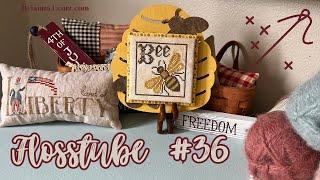 Flosstube #36 | Cross Stitch | Crochet | Hobby Lobby and PUPPIES!