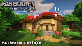 Relaxing Mushroom Cottage Longplay (with commentary)  | 1.20 Minecraft Survival