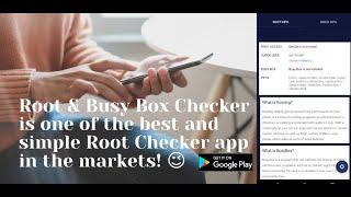 Root & BusyBox Checker - Root Check and Build Info | Root Checker App Promo Video | Link Description