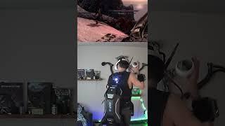 First Level Dragonborn v Werebears | [25 # ]   #skyrim #shorts #skyrimvr #KATWALKPLUSE