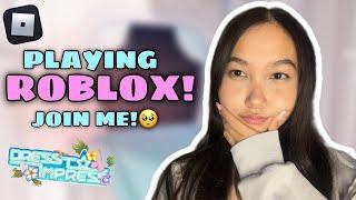 Playing ROBLOX!! Come Join Me!