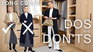 DOS AND DON'TS OF LONG COATS IN 2025