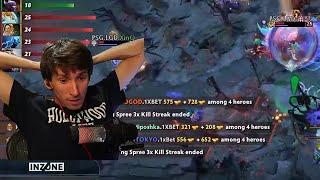 Dendi Reaction when he saw Faith Bian razor was too OP