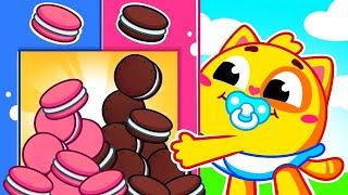 Pink Blue Sweets Vending Machine for Kids | Funny Song For Baby & Nursery Rhymes by Toddler Zoo