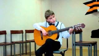 Andrey Nosov 9 y.  Music school №1, Yekaterinburg, April 2010.