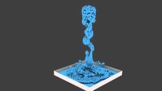 10.000 Particle fluid simulation [blender]