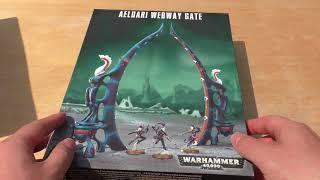 Aeldari Webway gate - Unboxing & First Look (WH40K)