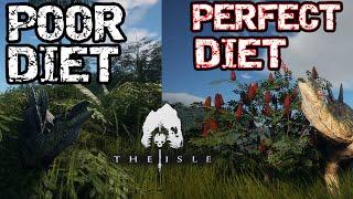 The Isle Evrima Update 4 - Poor Diet vs Perfect Diet TEST