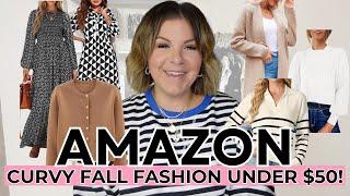 Fall Amazon Try On Haul 2024 | Size 16/18 Amazon Haul | Midsize + Plus Size Friendly Amazon Finds