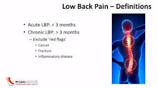 Dr. Ganesh Swamy: Chronic low back pain: How to lift the fog