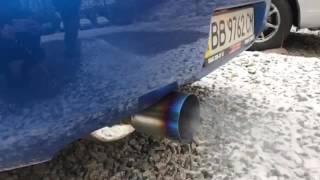 Subaru impreza WRX STI exhaust sound. Выхлоп от Garage13