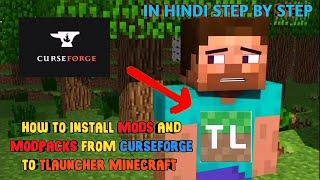 How To Install Mods From Curseforge to TLauncher (Minecraft)| in Hindi | Step by Step | Minecraft |