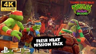 Teenage Mutant Ninja Turtles: Mutants Unleashed - FRESH MEAT MISSION PACK - PS5 4K Gameplay