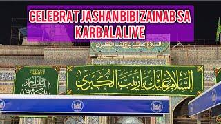 Shab e juma or bibi zainab sa ke amad ka Jashan karbala me sb k lye dua e karbala me