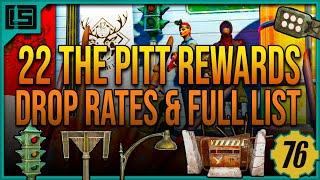 The Pitt Rewards: All 22 Free Items Showcase (No Mods) + Drop Rates | Fallout 76 Expeditions