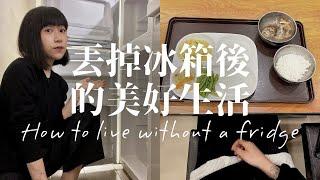 我把冰箱丟掉了｜沒有冰箱後，生活更省錢更健康了！極簡生活斷捨離