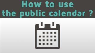 Sagenda - How to make bookings (with the public calendar)?