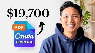 How I Make $19K/Month Selling Canva Templates on Etsy (Full Beginner's Tutorial)