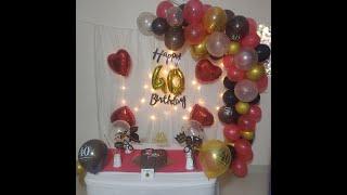 40th BIRTHDAY DECORATION | Mother's 40th Birthday Decoration | Pratiti's Magical World | #shorts