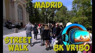 12 Madrid Spain El Retiro Park walking around the Crystal Palace 8K 4K VR180 3D Travel