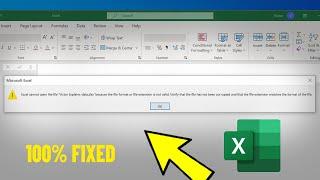 Excel cannot open the file '.xlsx' because the file format or file extension is not valid - ️SOLVED