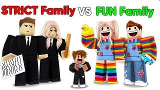 STRICT Family vs FUN Family.. (Brookhaven RP)