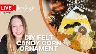 DIY Halloween Ornament with Felt using Die Cuts  (Friday Live)