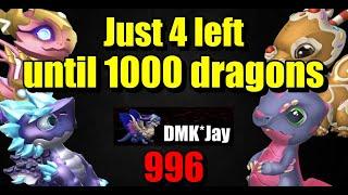 Just 4 left until 1000 dragons - Dragon Mania Legends - (DMK*Jay) 드래곤 매니아 레전드