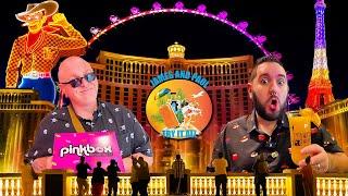 James and Paul Try it All: Our First Ever Livestream On The Strip!