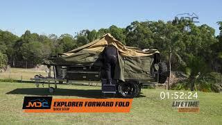 Quick Setup: MDC Explorer FF Pop up Camper
