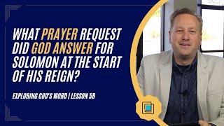 Exploring God’s Word | Lesson 5B