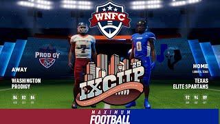Maximum Football WNFC IX Cup Washington Prodigy vs Texas Elite Spartans