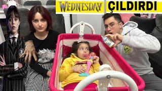 HİRANUR ZEYNEP WEDNESDAY BEBEK BAKICI ÇILDIRDI/CADI TEYZE/دي دي ميدو - لولو | قناة وناسة