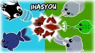 BULLYING KRAKENS  - FUNNIEST MOPE.IO TROLLING!! // MEGA ORCA SQUAD AND HIGHLIGHTS !! - iHASYOU